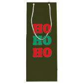 Elegant Custom Wine Gift Bag for Parties Wijn Cadeautas (Achterkant)