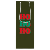 Elegant Custom Wine Gift Bag for Parties Wijn Cadeautas (Voorkant)