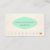 Elegant Customer Loyalty 10 Punch Kaart (Voorkant)