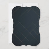Elegant & Customizable Digital Birthday Invitation Kaart (Achterkant)