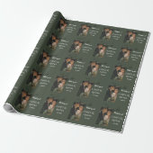 Elegant customizable olive green wedding  cadeaupapier (Uitgerold)