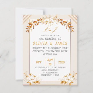 Elegant Customizable Wedding