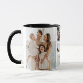 Elegant customized family collage mug mok (Links)