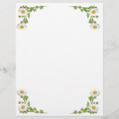 Elegant Cut Daisies 2023 Calendar Flyer (Achterkant)