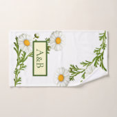 Elegant Cut Daisies Bad Handdoek (Handdoek)