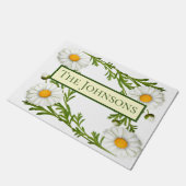 Elegant Cut Daisies Deurmat (Schuin)
