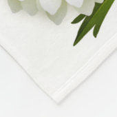 Elegant Cut Daisies Fleece Deken (Hoek)