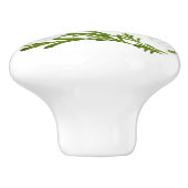 Elegant Cut Daisies Keramische Knop (Zijkant)