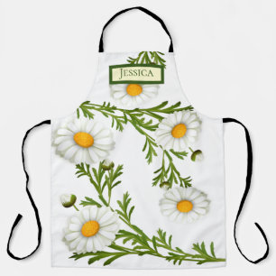 Elegant Cut Daisies Schort