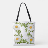 Elegant Cut Daisies Tote Bag (Achterkant)
