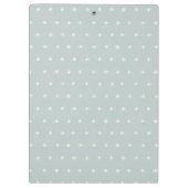 Elegant Cute Blue Beer Ballon Boys Monogram Klembord (Achterkant)