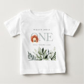 Elegant Cute Boho Lion Foliage 1e eerste verjaarda (Voorkant)