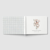 Elegant Cute Cudly Koala Foliage Baby shower Gastenboek (Volledig)