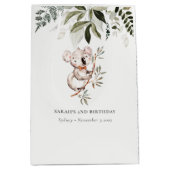 Elegant Cute Cudly Koala vliegt elke dag Medium Cadeauzakje (Voorkant)