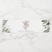 Elegant Cute Cudly Koala vliegt elke dag Waterfles Etiket (Enkel label)