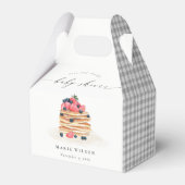 Elegant Cute Fruit Pancake Waterverf Baby shower Bedankdoosjes (Achterkant)