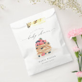 Elegant Cute Fruit Pancake Waterverf Baby shower Bedankzakje (Gezegeld)