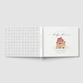 Elegant Cute Fruit Pancake Waterverf Baby shower Gastenboek (Volledig)