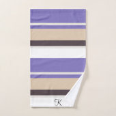 Elegant Cute Gestreepte Aanpasbare Hedendaagse Bad Handdoek (Handdoek)