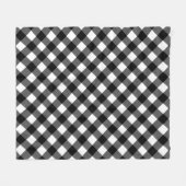 Elegant Cute Gingham Check Fleece Blanket (Voorkant (Horizontaal))