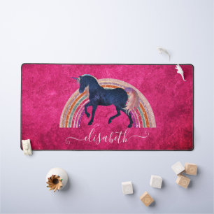 Elegant Cute Girly Name Rainbow Celestial Unicorn Bureaumat