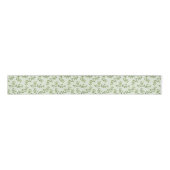 Elegant Cute Green Leaves Grosgrain Lint (Voorkant)