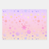 Elegant Cute Holographic Kerstpatronen Inpakpapier Vel (Voorkant 3)