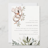 Elegant Cute Koala wordt gesloopt elke dag van de Bedankkaart (Voorkant)