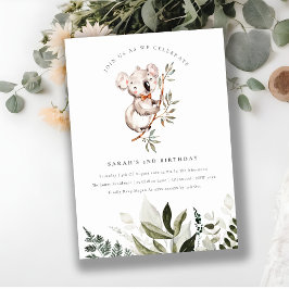 Elegant Cute Koala wordt gesloopt elke dag van de  Bedankkaart