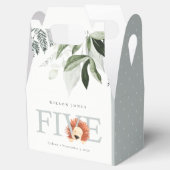 Elegant Cute Lion Foliage 5e verjaardag Bedankdoosjes (Geopend)