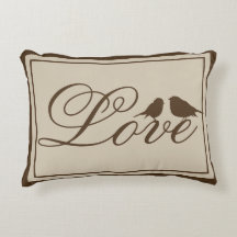Elegant & Cute Love Accent Pillow