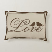 Elegant & Cute Love Accent Pillow Kussen (Achterkant)