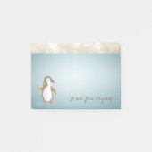 Elegant Cute Lovely Stylish, Happy Penguine Post-it® Notes (Voorkant)