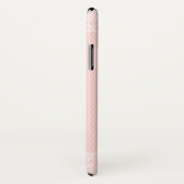 Elegant Cute Pink Floral Lace Girly Case-Mate iPhone Case (Achterkant / rechts)