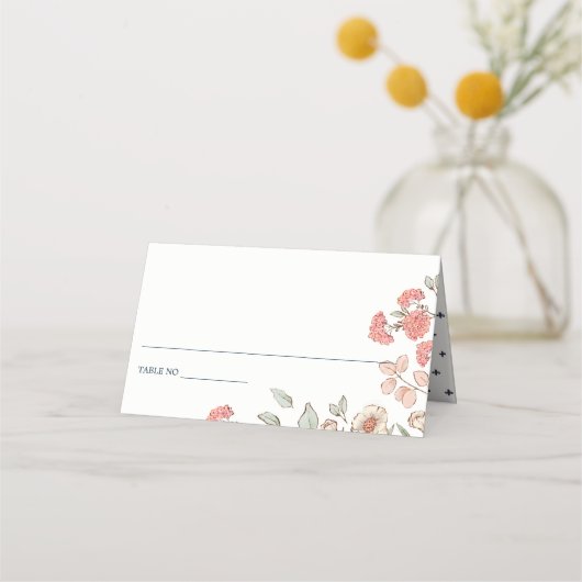 Elegant Cute Pink Flowers wekt elke leeftijd op Plaatskaartje (Voorkant)