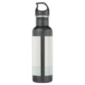 Elegant Cute Pirate Mouse Sailboat Kinder Monogram Waterfles (Achterkant)