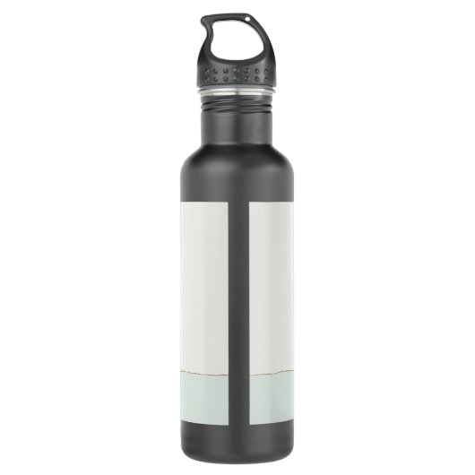 Elegant Cute Pirate Mouse Sailboat Kinder Monogram Waterfles (Achterkant)