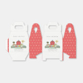 Elegant Cute Red Barnyard Boerderij Animal Baby sh Bedankdoosjes (Uitgevouwen)