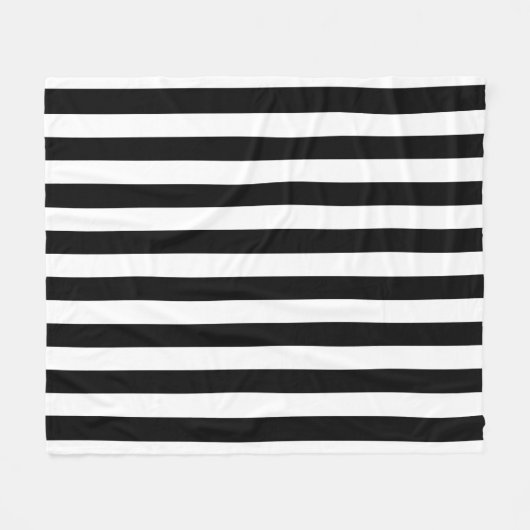 Elegant Cute Stripe Fleece Blanket (Voorkant (Horizontaal))