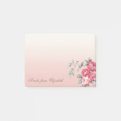 Elegant Cute Stylish Girly, Flowers Post-it® Notes (Voorkant)
