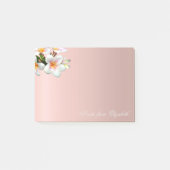 Elegant Cute Stylish Girly Flowers Post-it® Notes (Voorkant)