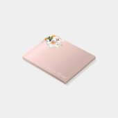 Elegant Cute Stylish Girly Flowers Post-it® Notes (Schuin)