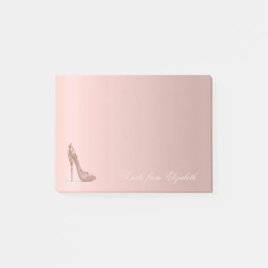 Elegant Cute Stylish Girly, op hoog niveau Post-it® Notes (Voorkant)