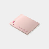 Elegant Cute Stylish Girly, op hoog niveau Post-it® Notes (Schuin)