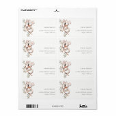 Elegant Cute Waterverf Baby Koala Foliage Adres Etiket (Full Sheet)