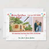 Elegant Cute We hebben ons verplaatst voor kerstfo Aankondiging (Voorkant)