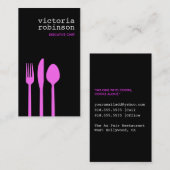 Elegant Cutlery Visitekaartje (Voorkant / Achterkant)