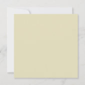 Elegant Daffodils Modern Minimalist Spring Wedding Kaart (Achterkant)