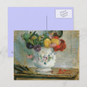 Elegant Dahlia Flowers Artistisch Briefkaart (Voorkant / Achterkant)