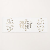 Elegant Daily Affirmation Yoga Mat: "Have a Nice D Yogamat (Voorkant (horizontaal))